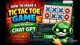 MAKE A STYLISH TIC TAC TOE GAME WITH CHAT GPT 🔥|| CODING HACKS WITH MAMU ||