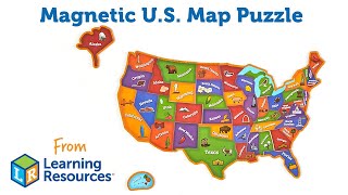 Magnetic U.S. Map Puzzle