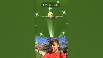✨Shiny Weedle CAUGHT In Pokemon Go!✨ #pokemon #shorts