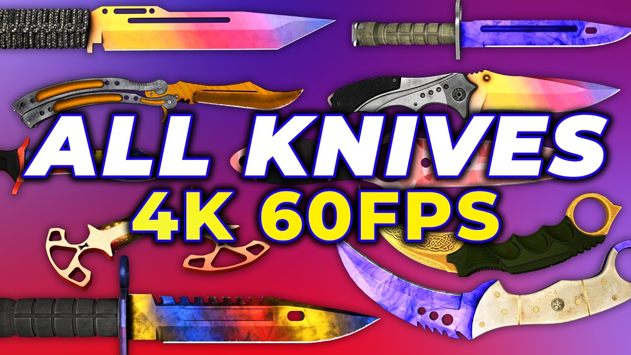 CS GO All Knives + Prices | Knife Animations | 2021 | 4K 60FPS - YouTube