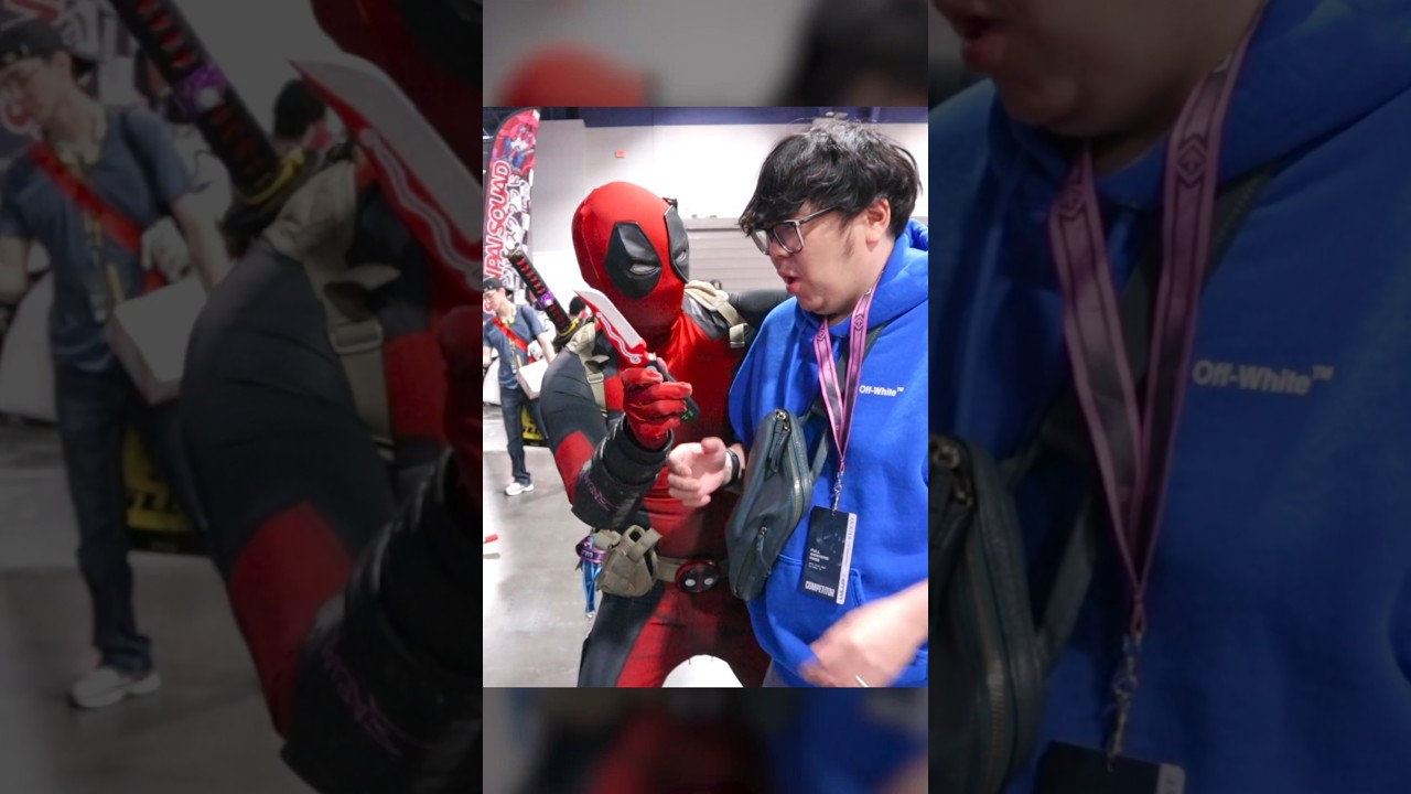 Justin Wong just got baited by Deadpool 🕹️ #deadpool #justinwong #fgc