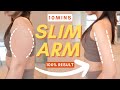 10min slim arm workout  burn flabby arm fat  all seated  no equipment 100 worked