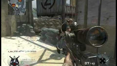 Black Ops QuickScoping in Firing Range