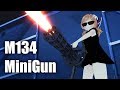 Girl shoots M134 Minigun 【Terminator2 homage】