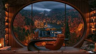Deep Work Music - Cozy Autumn Ambience & Fall Study Music for Coding Flow State