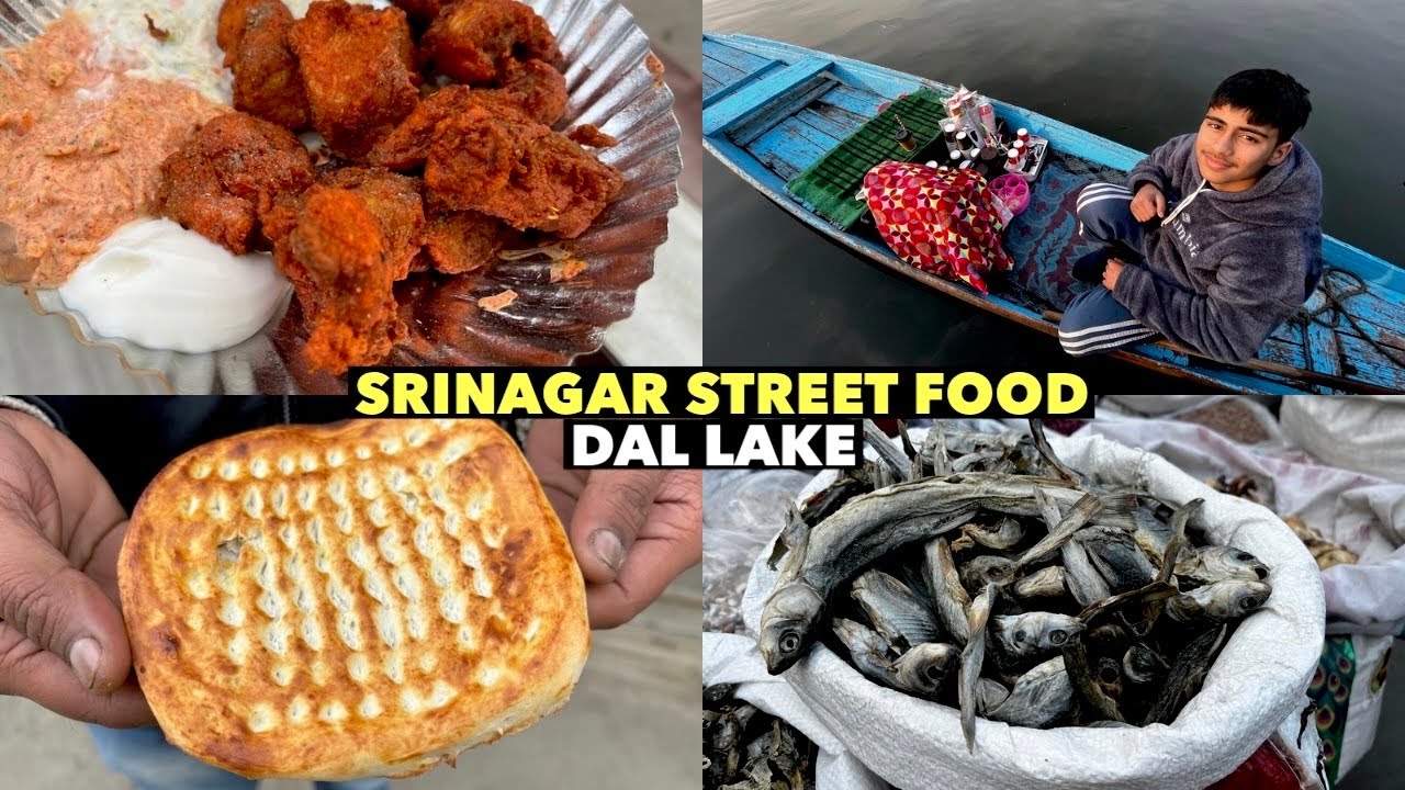 SRI NAGAR KASHMIR FOOD TOUR EP. 1 | STREET FOOD | MASALA ROTI KASHMIRI FISH CHICKEN LAVASA WAZWAN