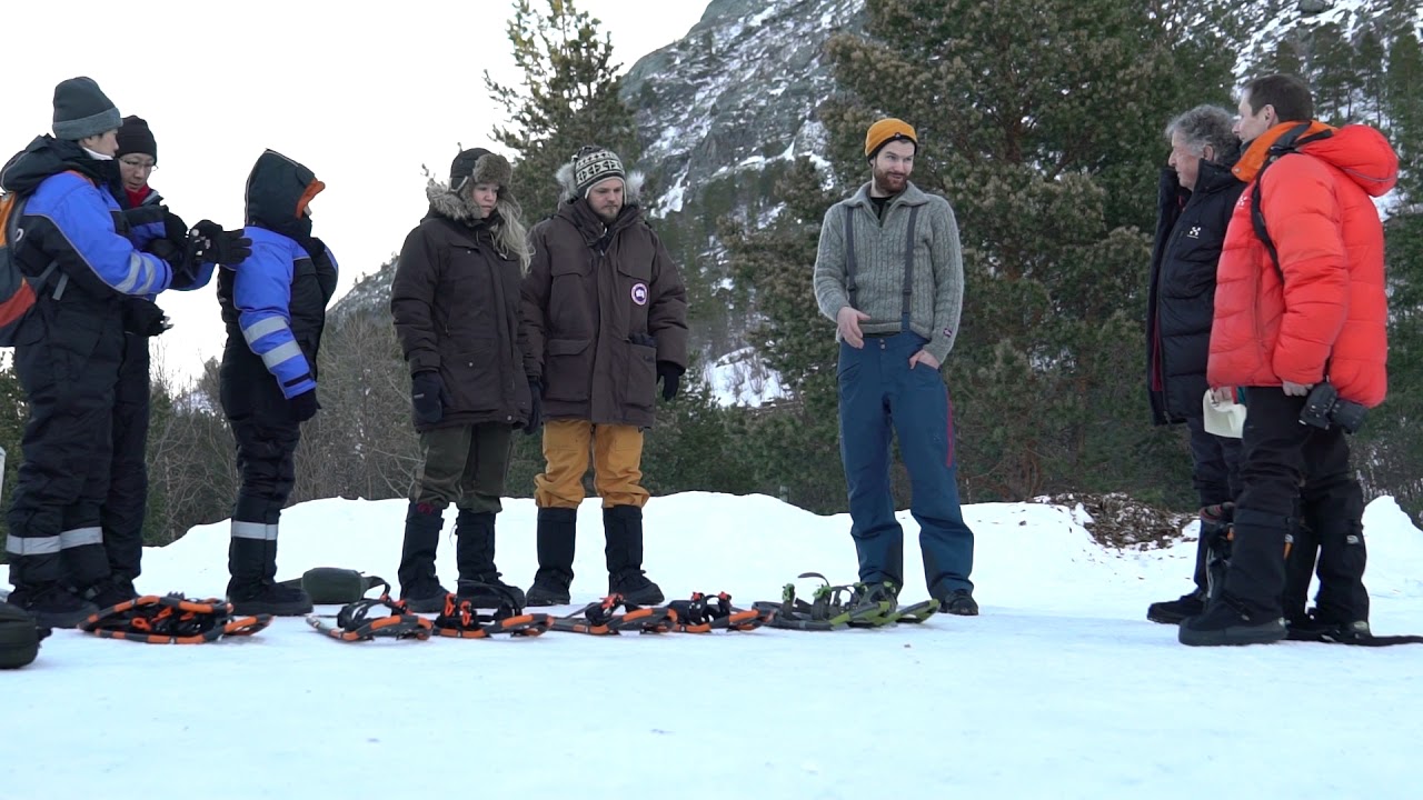 Snow shoes & Ice fishing GLØD Explorer YouTube