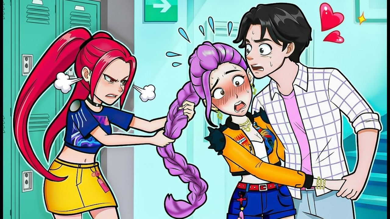 [🎀paper dolls🎀] Love Triangle Drama Huntrix vs Saja Boys | KPOP DEMON HUNTER | Rapunzel Family