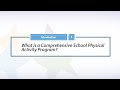 What is a Comprehensive School Physical Activity Program?