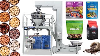 Full Automatic Mixed Nut Premade Zipper Pouch Bag Doypack Packing Packaging Machine