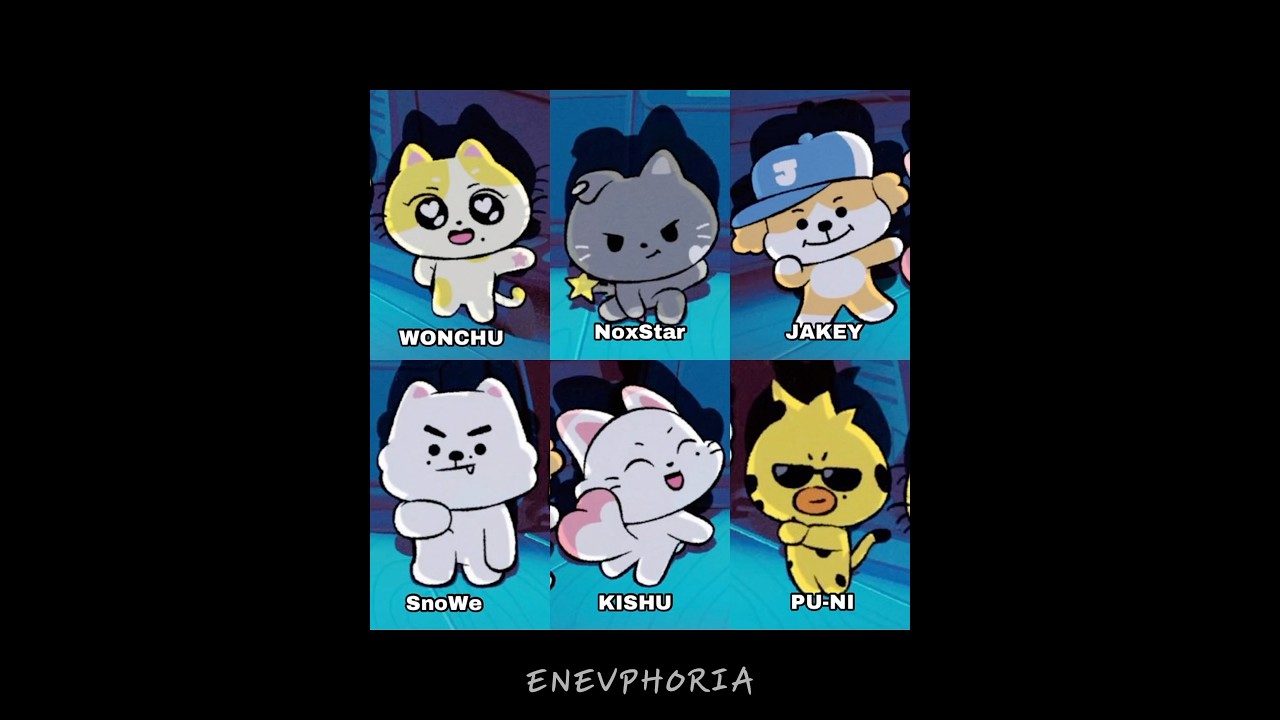 ENCHIN e 4点まとめ ENCHIN Characters names!🤍 #enhypen #enhypenmembers #kpop - YouTube