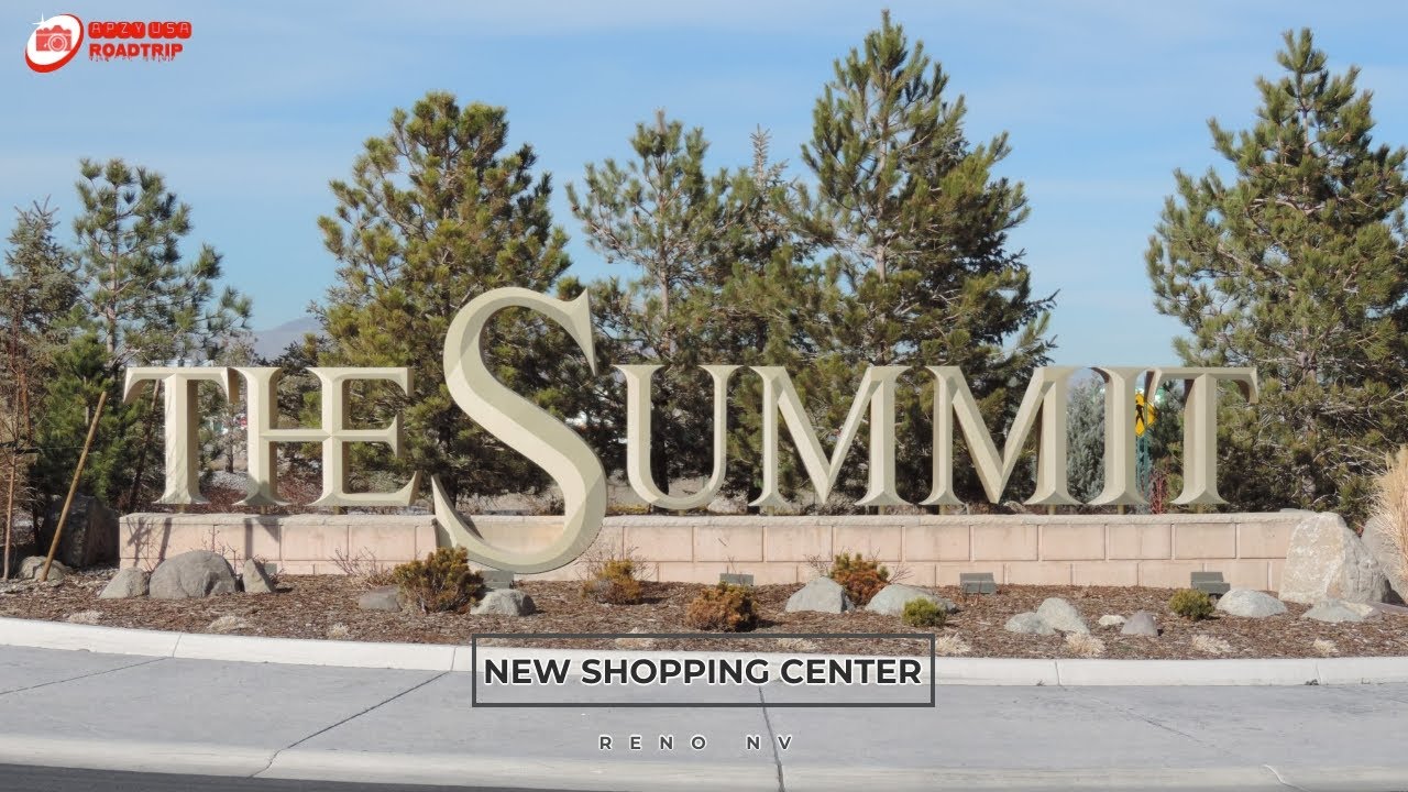 The Summit Outdoor Shopping Mall in Reno Nevada - YouTube