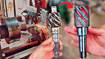 Tool making from scrap | We developed a high-quality tool from a ready-made bus pinion |