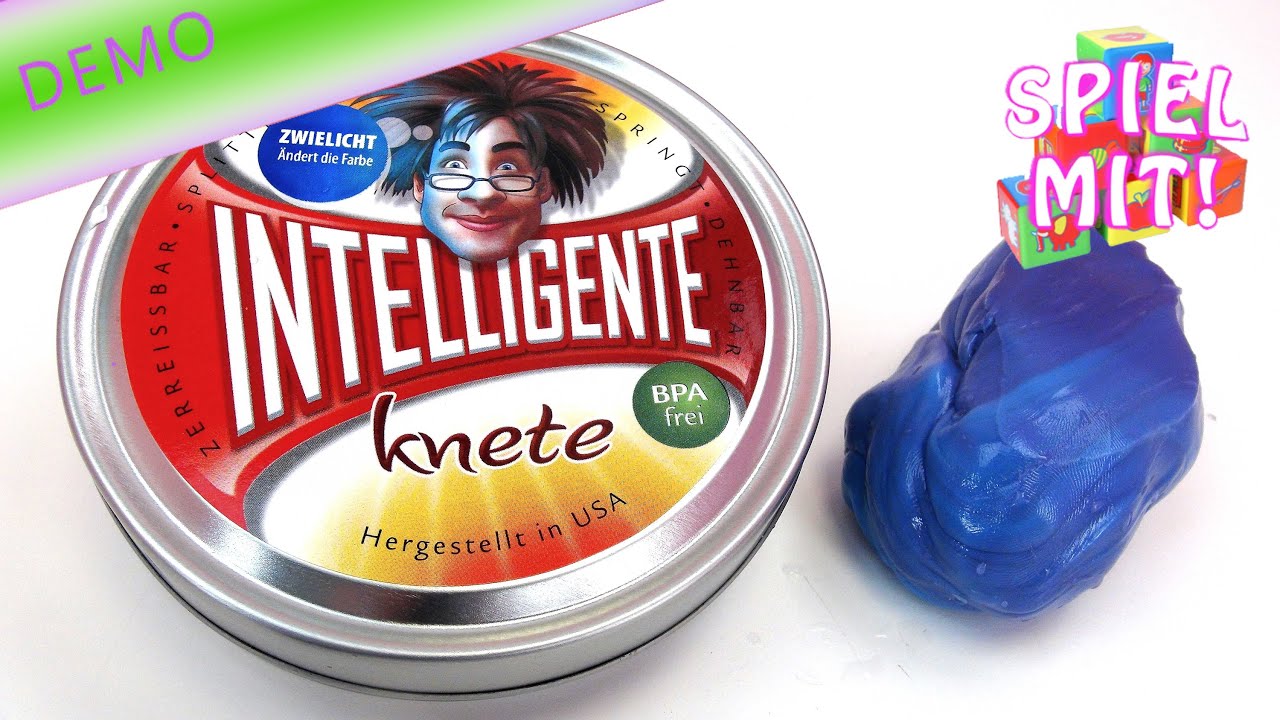 Wie Kriegt Man Intelligente Knete Aus Den Haaren Intelligente Knete thinking putty ZWIELICHT verändert die Farbe Demo