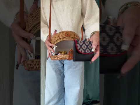 Sac rond de Bali Cannage vidéo