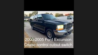 2000-2005 Ford Excursion Cruise control cutout switch/Brake pressure switch