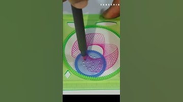 Simple Spirograph Design 2 #art #spiroart #drawing #spirograph #mandalaart #spirography #mandala