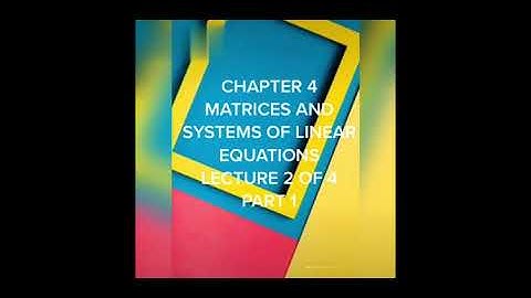 CHAPTER 4 ~ LECTURE 2 OF 4 (PART 1)