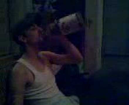 Cory LeBrun 10 second drink (60oz Jim Beam)