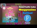 Cara membuat pamflet kajian online di android #PIXELLAB
