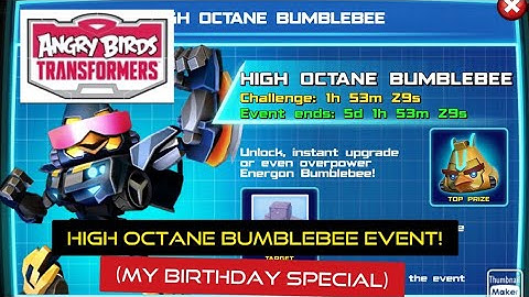 Angry Birds Transformers: High Octane Bumblebee event(My Birthday Special!)