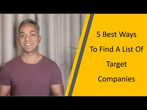 Video: How To Find A Company