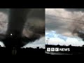 Watch: Powerful tornadoes barrel through northern Oklahoma: