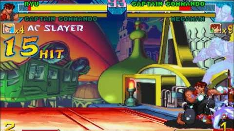 EVZ3 - AC-Slayer - Akuma Mode (Evil Ryu) 2x Tenma Gou Zankuu (MVC1)