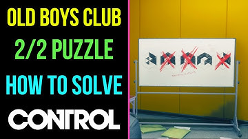 Control | Old Boys Club Puzzle | How To Solve | MP Trophy