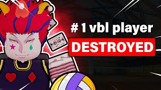DESTROYING # 1 PLAYER In Volleyball Legends (roblox)