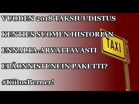 Video: Miten Taksiuudistus Toteutetaan