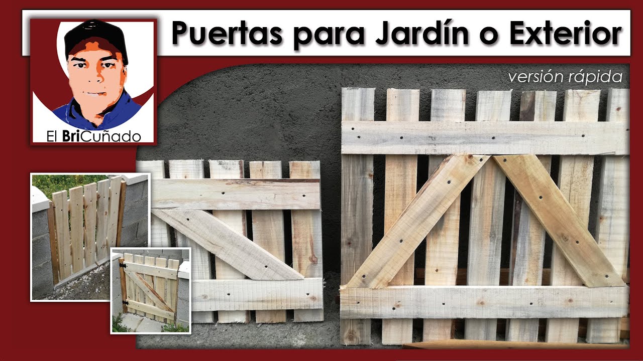 Como Hacer Puertas de Jardin. Version Rapida. - YouTube