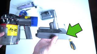 How to Replace Dyson V7 or V8 Battery (Simple) by Cordless Vacuum Guide 4,129 views 4 months ago 1 minute, 34 seconds