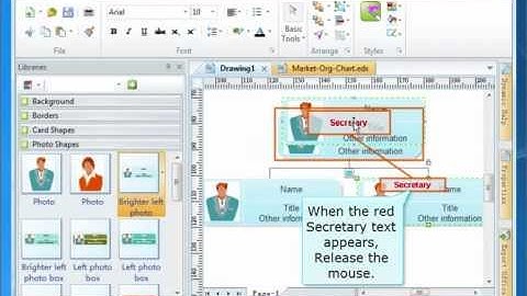 Use Organizational Chart Shapes in EdrawMax