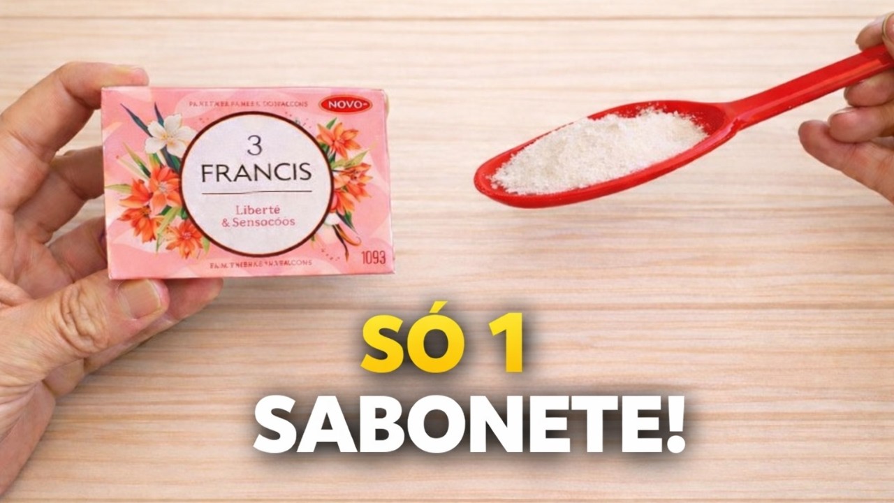 É só misturar SABONETE e AÇÚCAR e não precisa mais gastar no mercado