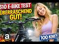 S10 E Bike Test Deutsch 🚴‍♂️ 100KM Reichweite? Lohnt sich dieses Amazon E-Bike wirklich?