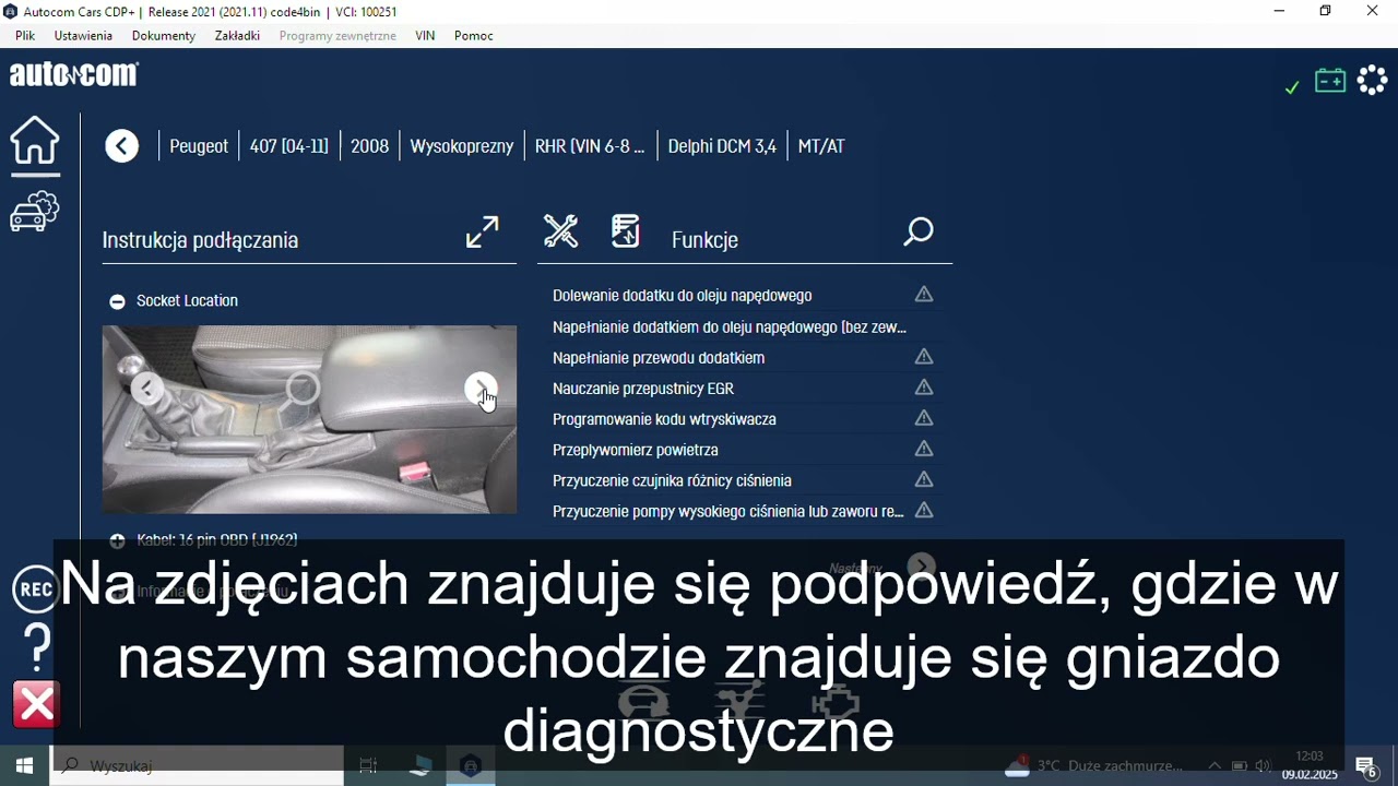 Autocom 2021.11 – Jak kasować błędy silnika / Jak usunąć Check Engine | DS150E | CDP+