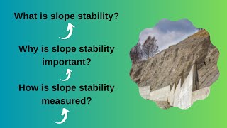What is slope stability? Why is slope stability important? How is slope stability measured?
