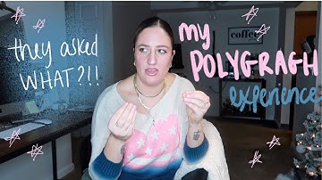 How to pass the polygraph test to become a police officer | my experience & tips