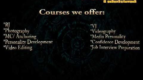 Media Training House | RJ VJ Video Editing Training Center Institute