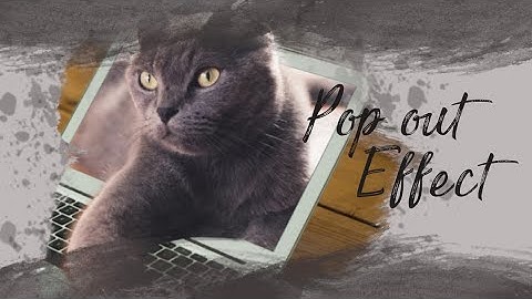 Gimp 2.10: Photo Pop Out Effect