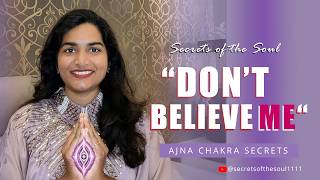Truth Must Be Experienced,Not Believed | Practical Tips to Balance Third Eye Chakra (Pt. 2)