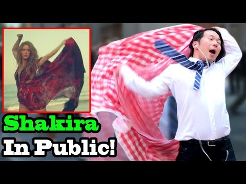 shakira-x-maluma---"clandestino"---singing-in-public!!