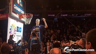 Michigan Cuts Down The Nets After Winning The 2018 Big Ten Men’s Basketball Tournament