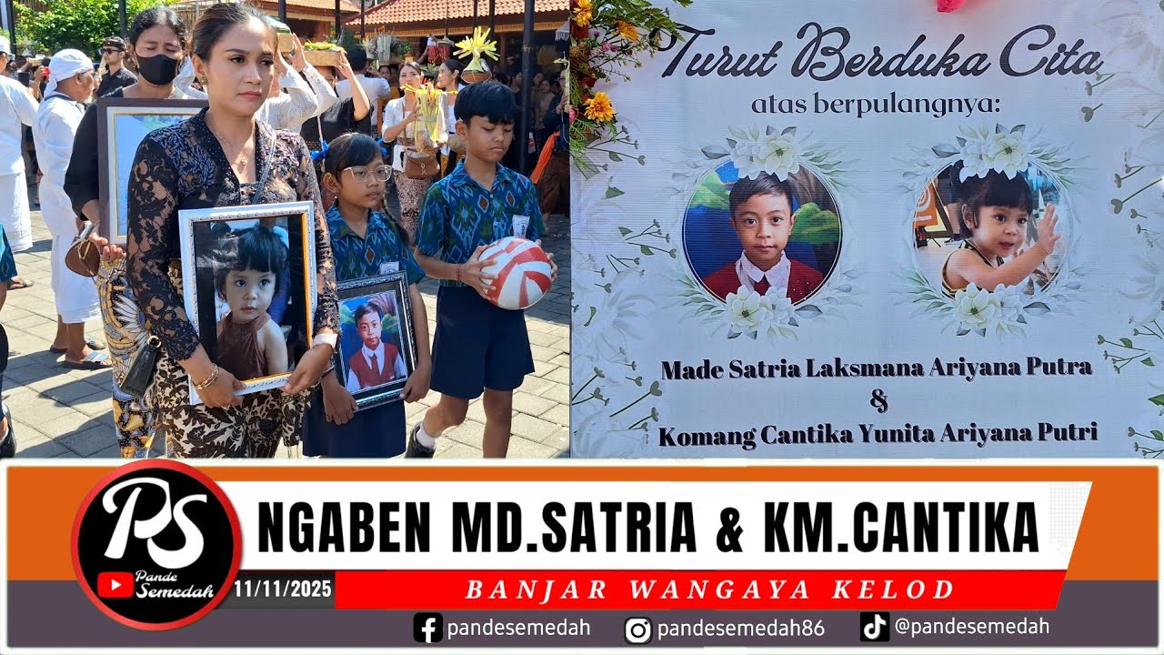 Guru & Semua teman sekolah datang hantarkan Made Satria 11/11/2025