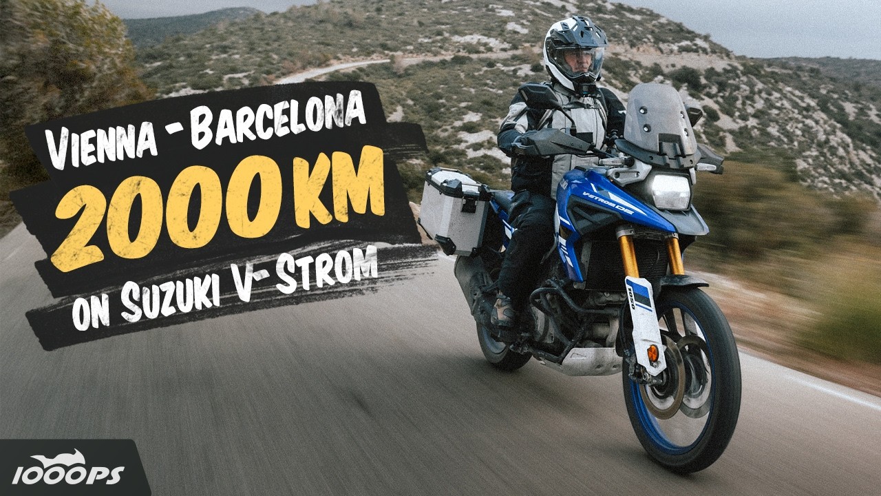 Suzuki V-Strom 1050 DE road test - off to Barcelona!