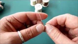 Hand Appliqué: How to Make a Silk Thread Knot