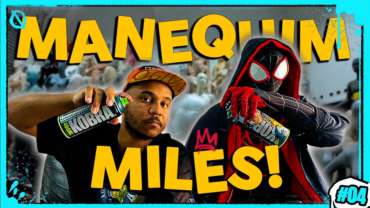 TRANSFORMEI UM MANEQUIM NO MILES MORALES PARA A LOJA!