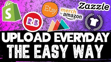 Easy Fix To Uploading  Everyday On Redbubble/Print On Demand