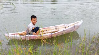 সিলেটের বন্যায়  তৈরি করুন পলিথিনের নৌকা Papper Boat